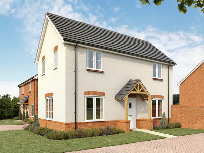 3 bedroom house - artist's  impression subject to change. Please note that the above computer generated image is representative of the house type and not the specified plot as some details may vary.